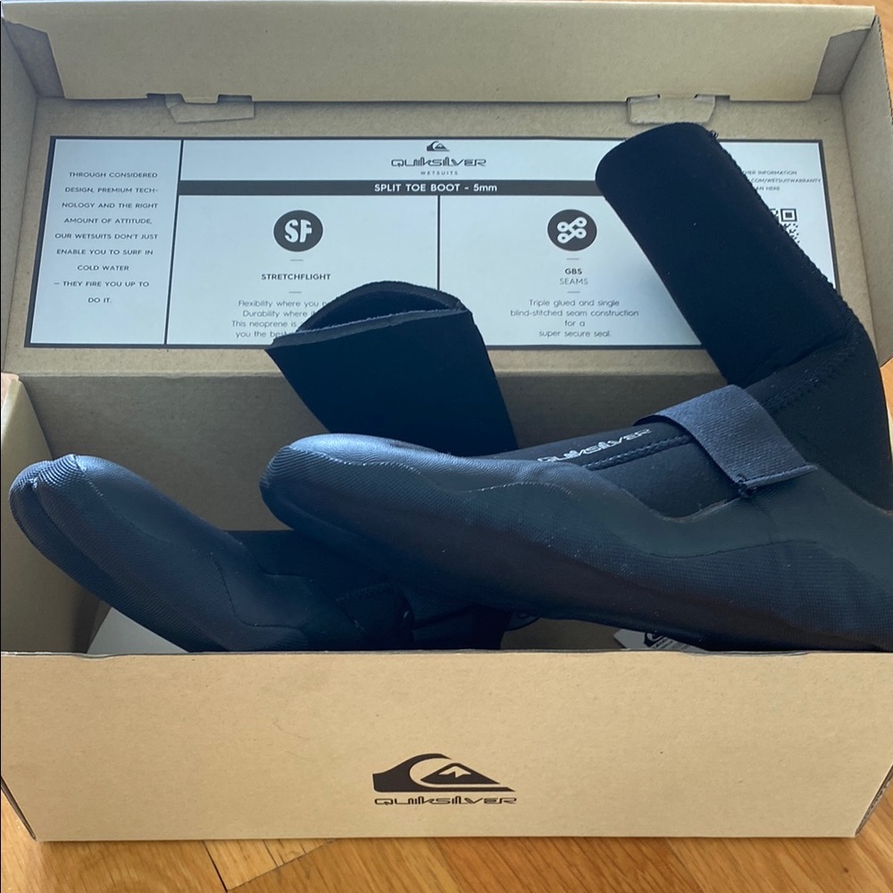 Quiksilver Black Split Toe Boot - Men's Shoes